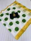 MG 396 Gold Jari Border Soft Cotton Sarees Wholesale Market In Surat

