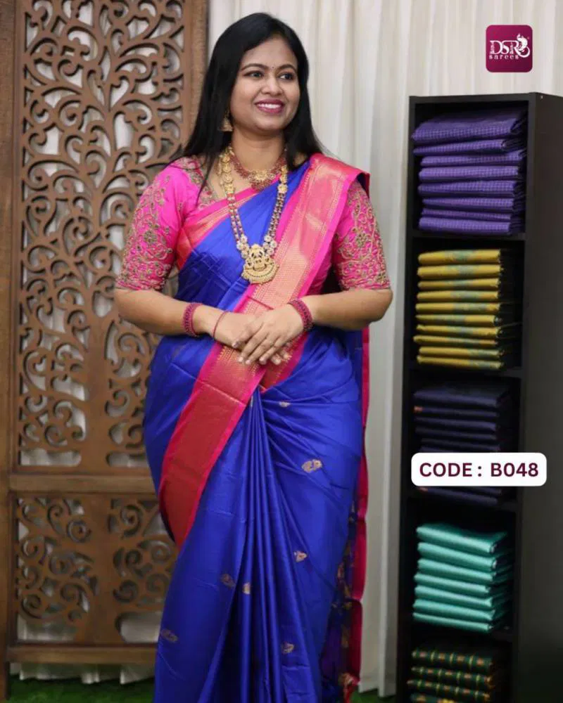 Aab Cotton Paithani 03 Mercerised Soft Silk Fancy Saree Wholesale Clothing Distributors In India