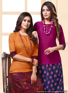 Kinti Rang Tarang Vol 14 Latest Collection Of Ladies Top With Beautiful Stylish Skirt 
