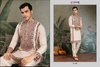 The Fusion Fits 2 by Shubhvastra Viscose Silk Mens Kurta Pajama Wholesalers In Surat