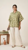 K 924 Vol 2 By Naisha Cotton Printed Kaftan Style Shirt Ladies Tops

