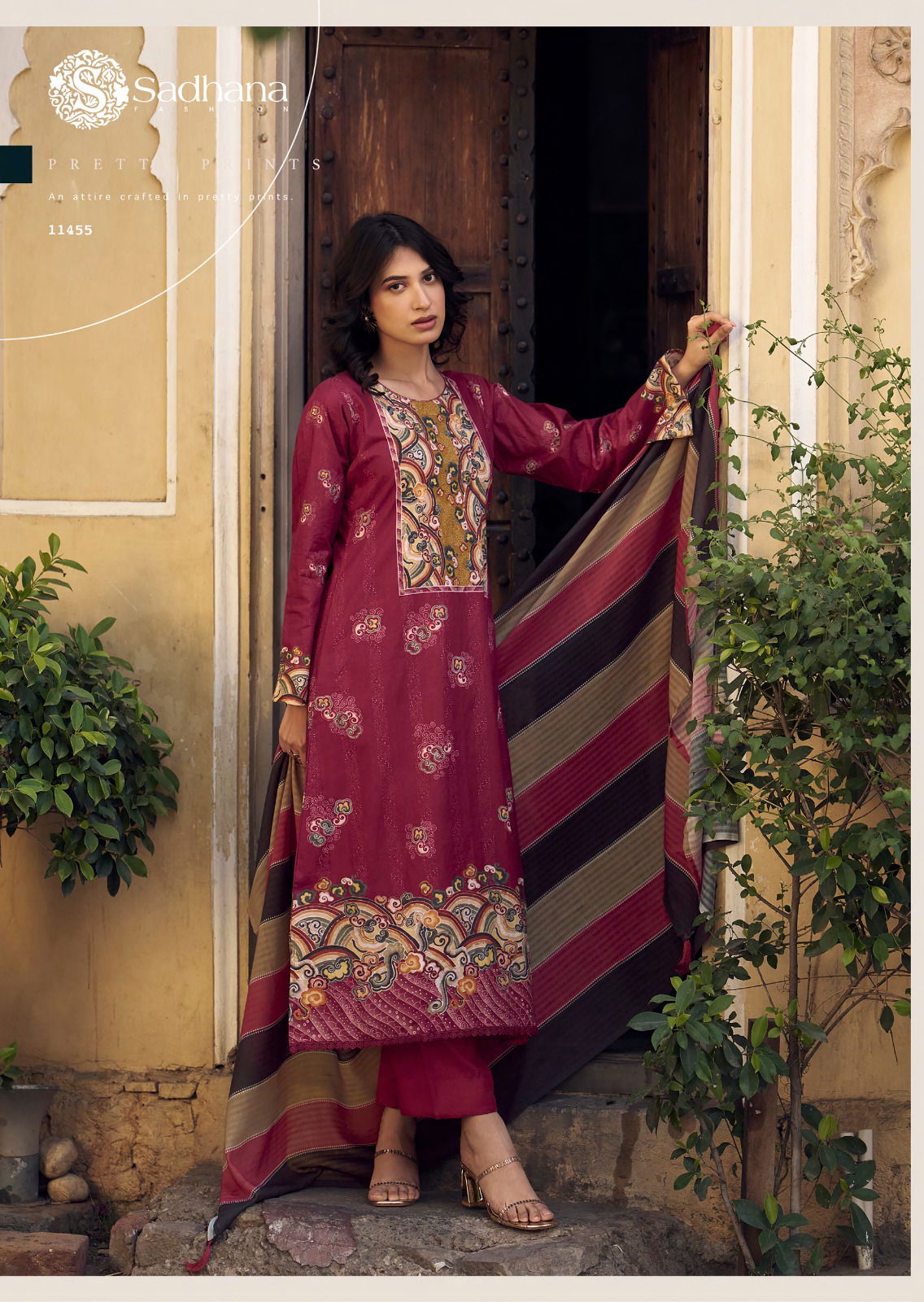 Sol By Sadhana Lawn Cotton Digital Printed Dress Material Exporters In India