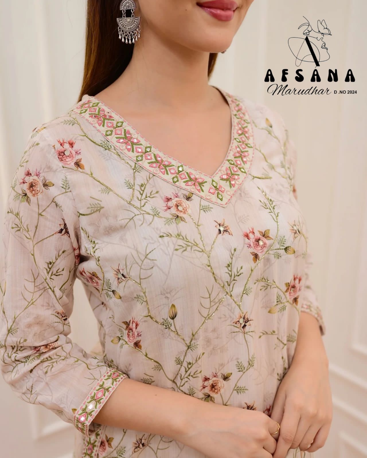 Marudhar By Afsana Shifli Chikankari Kurti With Bottom Catalog