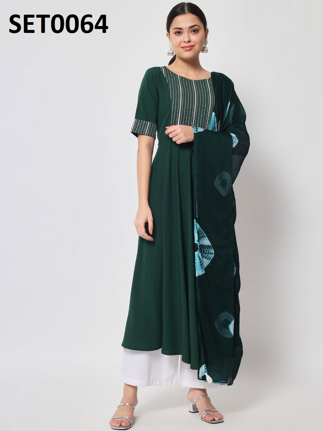 Fiorra SET0000 03 Printed Cotton Kurti With Dupatta Wholesale Clothing Suppliers In India