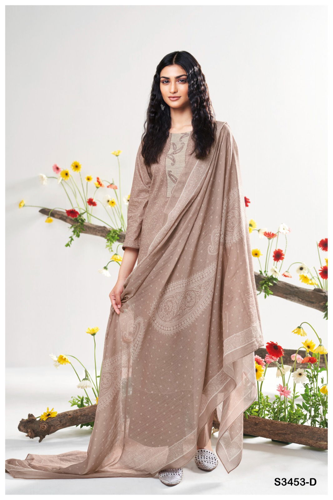 Deeandra 3453 By Ganga Cotton Printed Salwar Suit Surat Suppliers In India