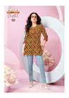 Crystal Vol 5 By Mayur Poplin Cotton Printed Ladies Top Wholesale Shop In Surat
