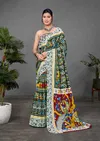Bt 7104 Block Printed Stylish Cotton Sarees Wholesalers In Delhi