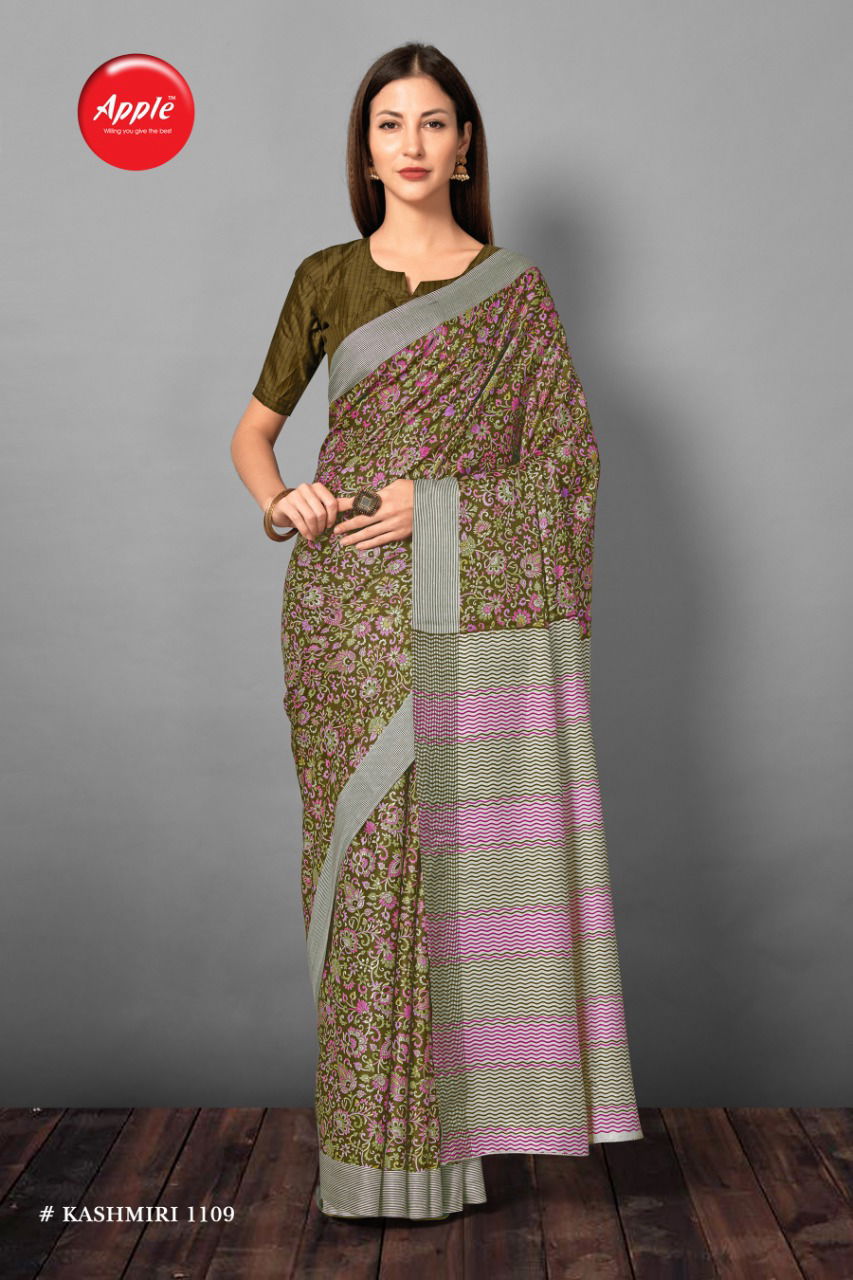 APPLE KASHMIRI VOL-11 Latest Collection Of Regular Wear Fancy Pashmina Silk saree