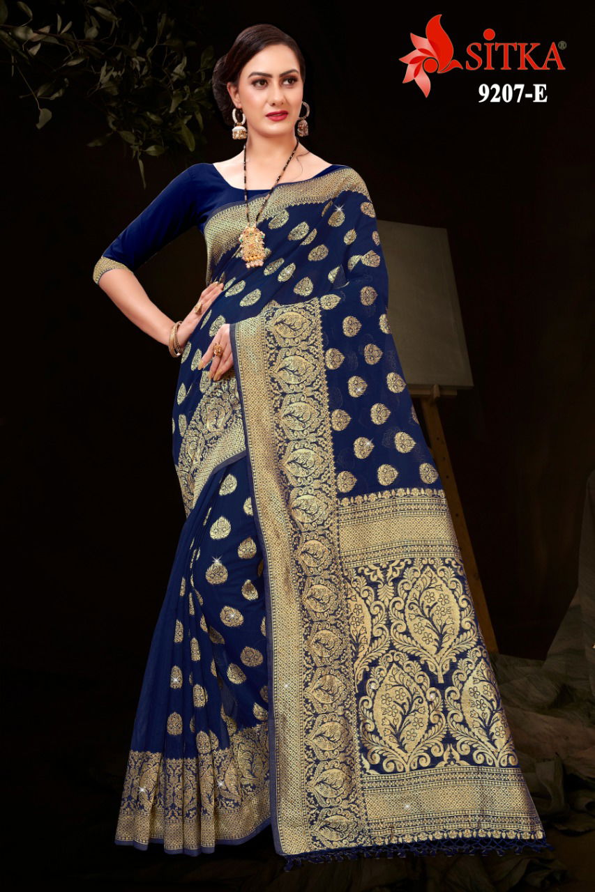 Raveena 9207 Latest Fancy Designer Casual Wear Cotton Silk Sarees Collection
