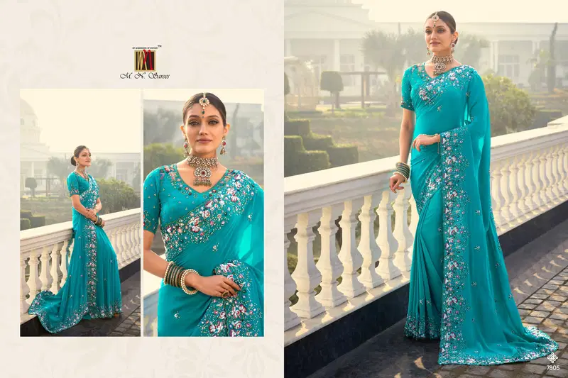 Shahi Poshak Vol 3 By M.N Wedding Wear Wholesale Saree Suppliers In Mumbai