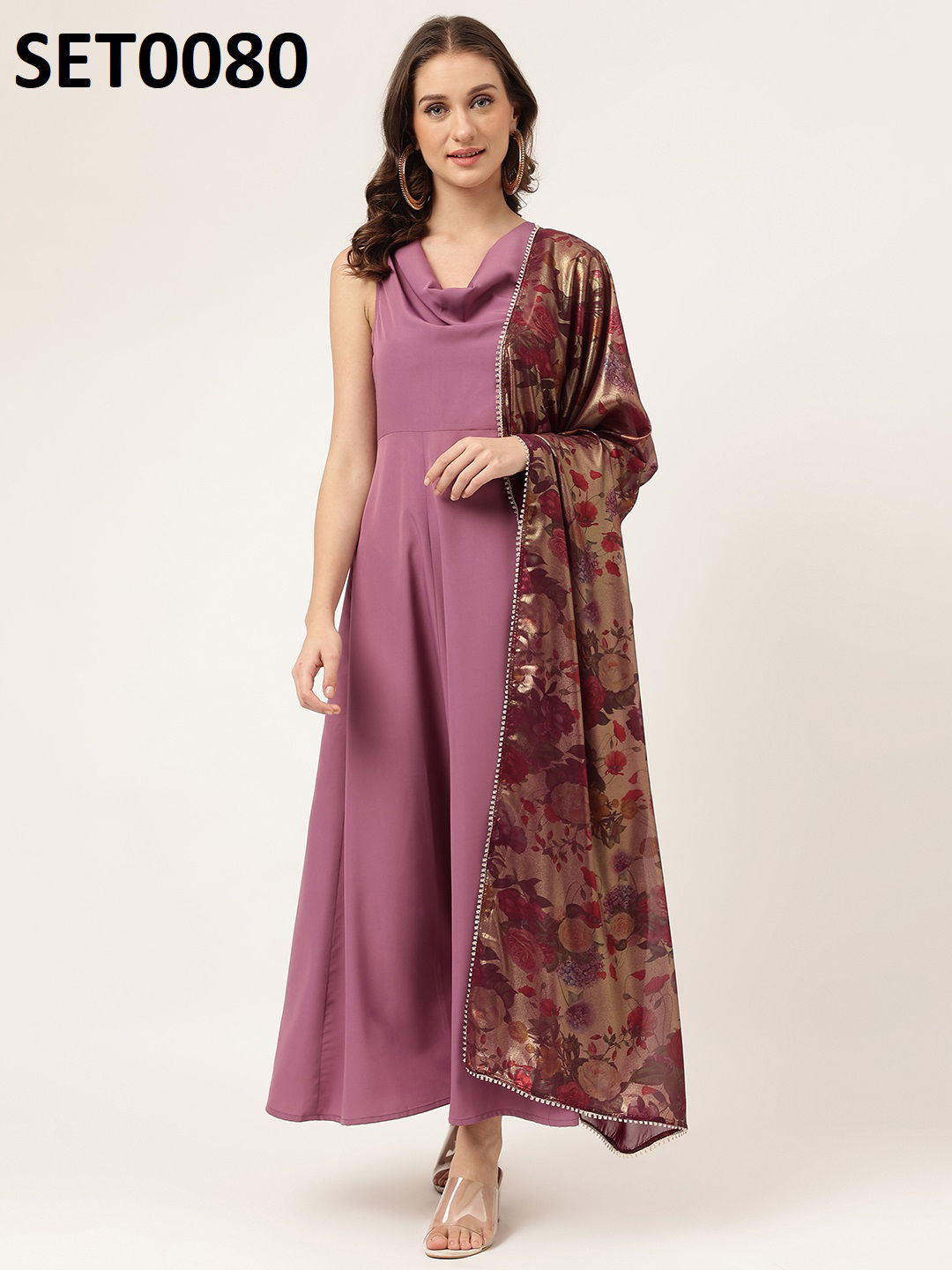 Fiorra SET0000 03 Printed Cotton Kurti With Dupatta Wholesale Clothing Suppliers In India