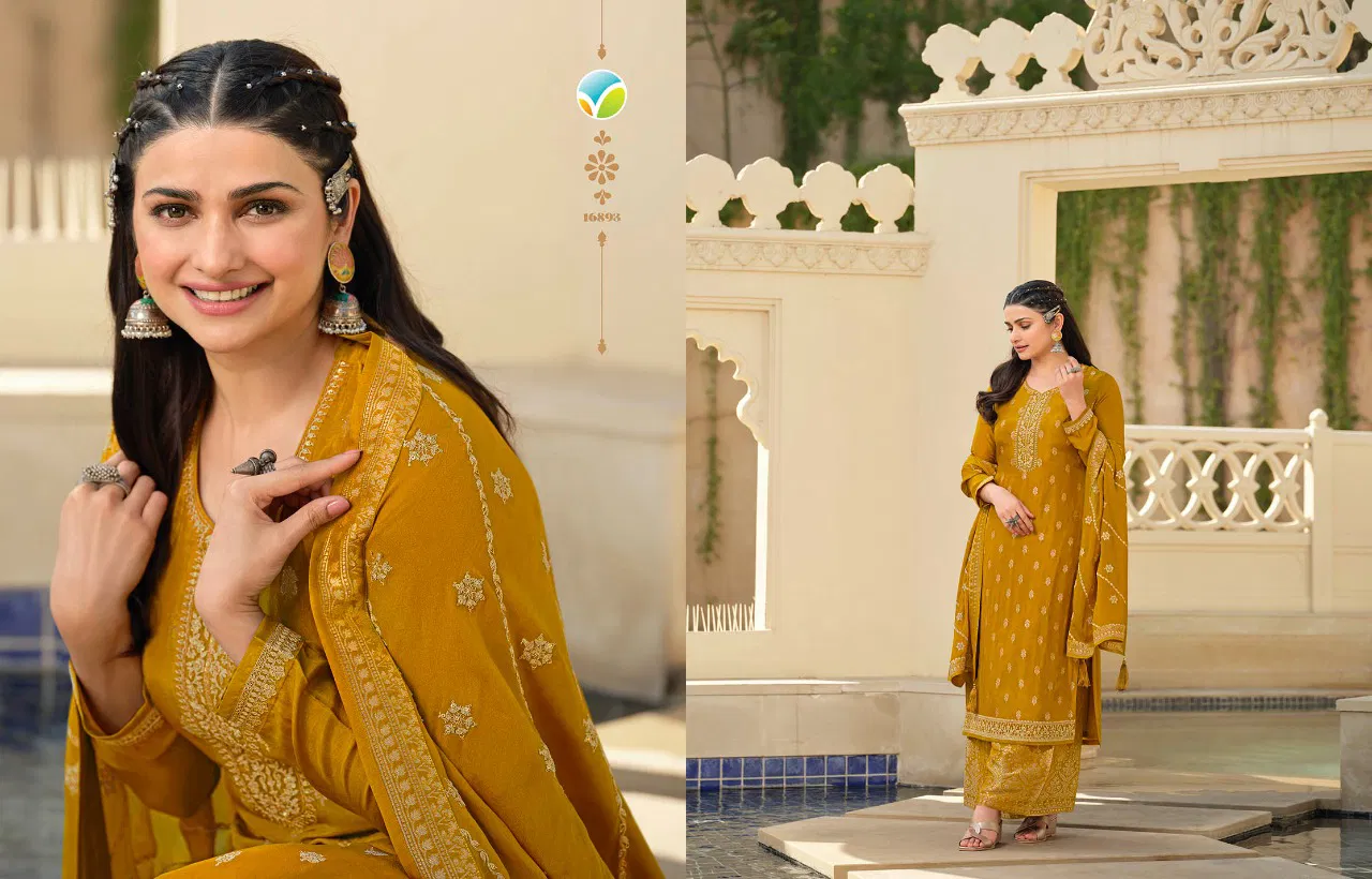 Vinay Kaseesh Glazze Heavy New Exclusive Wear Salwar Jacquard Kameez Collection
