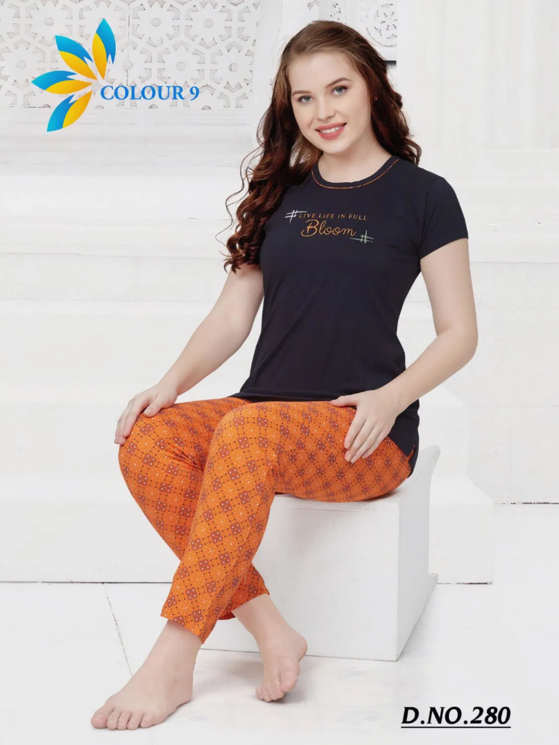 Colour 9 Latest Hosiery Cotton Night Suit Collection 