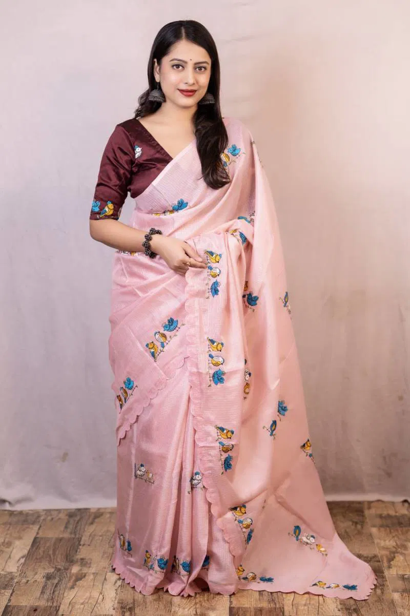 Kc 609 Embroidered Soft Kota Silk Saree Wholesale Clothing Suppliers In India