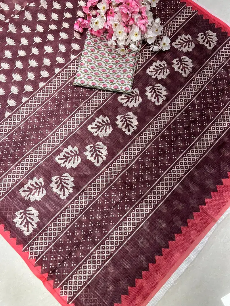 DF 121 Soft Lota Printed Daily Wear Sarees Catalog
