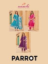 Parrot By Aanchi Vatican Anarkali Kurti With Bottom Dupatta Suppliers In India
