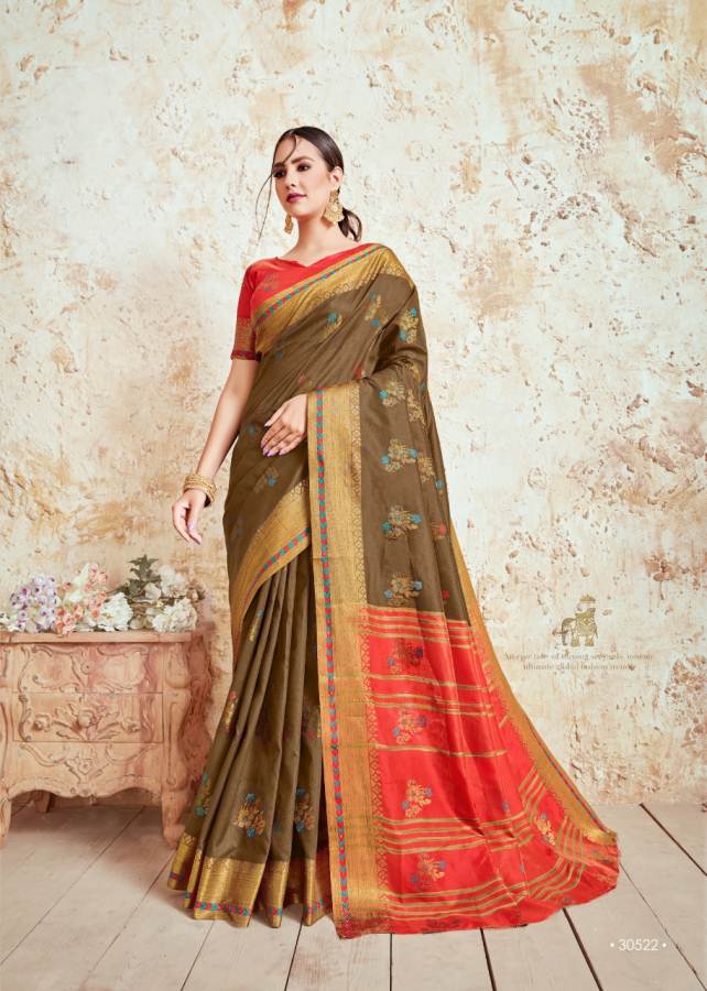 Shangrila Nidhi Silk New Launch Of Designer Party Wear Silk Saree 