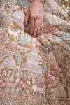 Mehendi Colour Organza Tissue Designer Bridal Lehenga With Blouse And Dupatta Wholesalers In Delhi Kf 2156