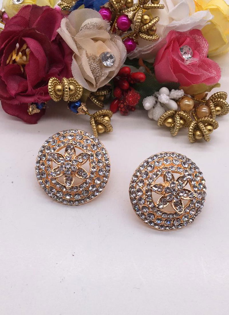 Latest Designer Party Wear Diamond Earring Collection 
