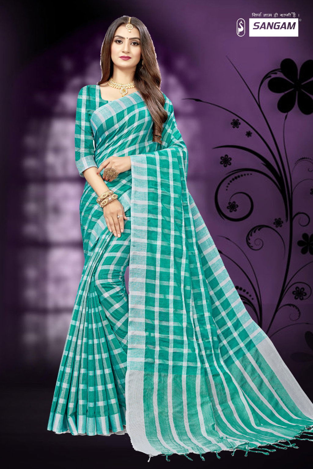 Sangam Red Carpet 2 Latest Fancy Designer Casual Wear Cotton Linen Printed Sarees Collection
