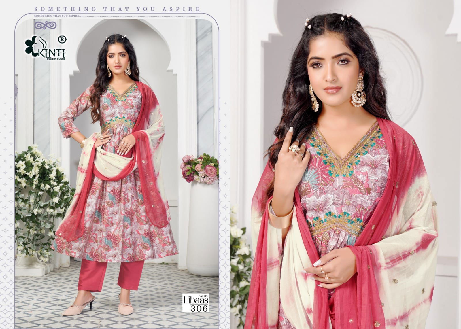 Libaas Vol 3 By Kinti 301 To 306  Kurti wholesale market in Surat with Price