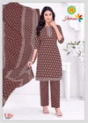 Lily By Jt Heavy Cotton Printed Kurti With Bottom Dupatta Exporters In India
