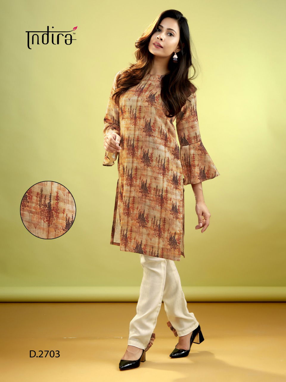 Indira Sharad Designer Party Wear kurti Collection with Pant at wholesale Price