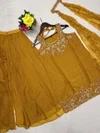 Kf 2116 Kalaai Fendy Satin Kurti With Bottom Dupatta
