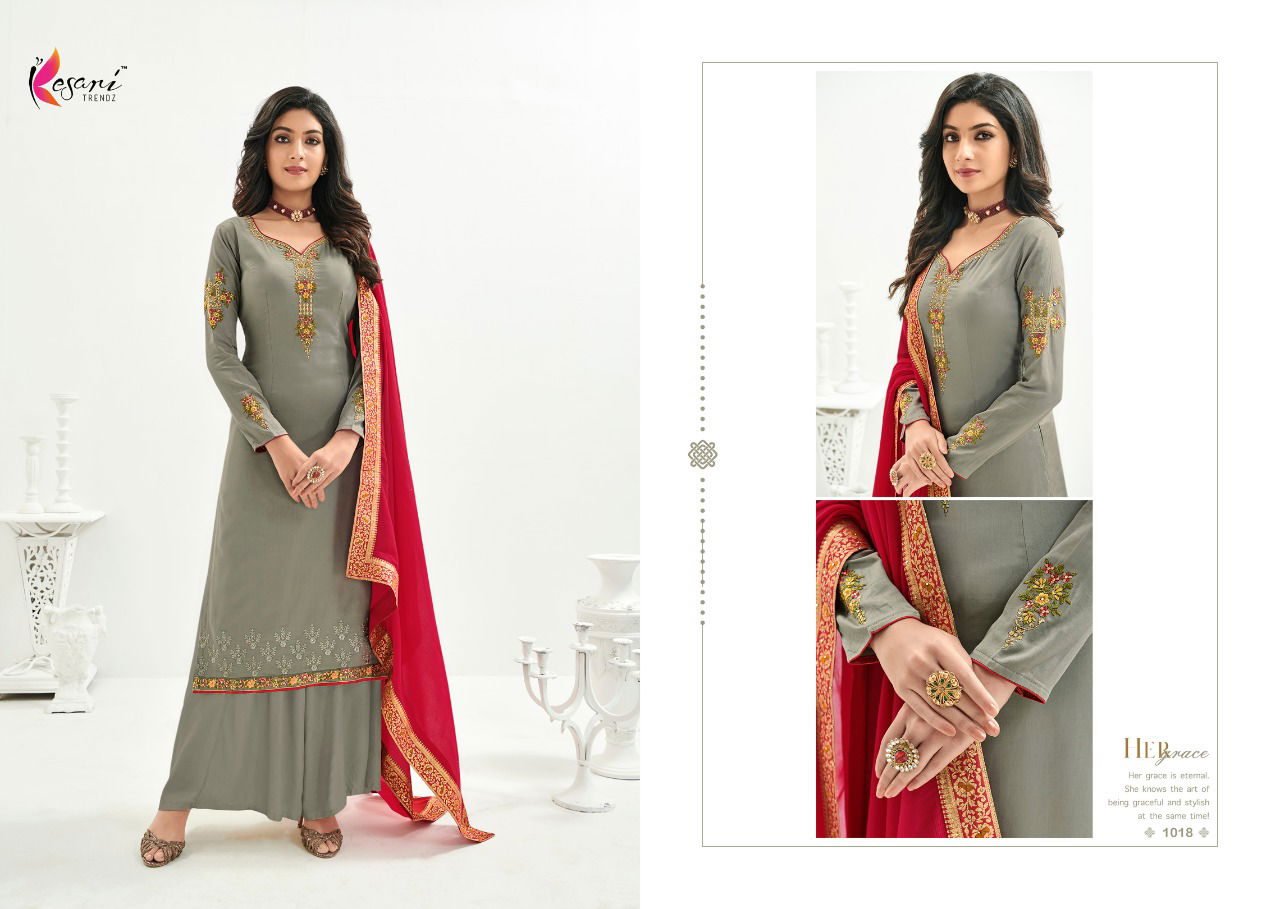 KESARI RAJOO VOL-1 Latest fancy Festive Wear Heavy Jam Silk With Embroidery Work Heavy Designer Salwar Suit Collection