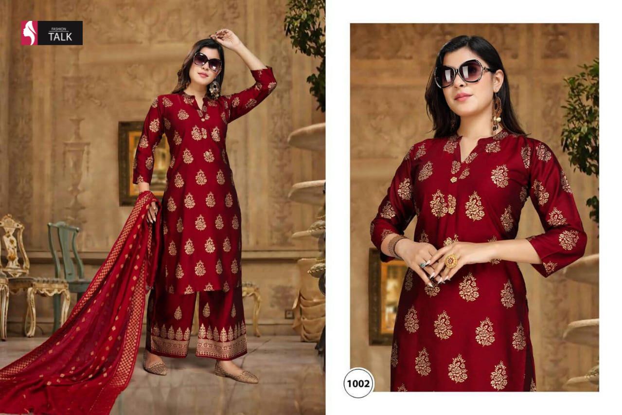 Ft Sky Rayon Latest Designer Fancy Festive Wear Printed Rayon Ready Made Collection
