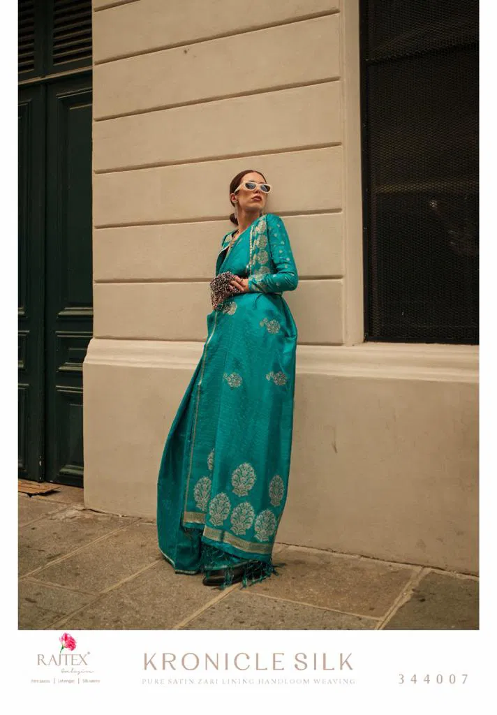 Kronicle Silk By Rajtex Satin Party Wear Saree Wholesale Shop In Surat