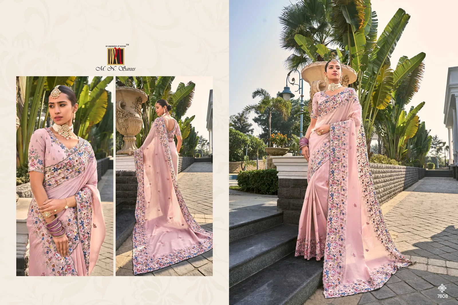 Shahi Poshak Vol 3 By M.N Wedding Wear Wholesale Saree Suppliers In Mumbai