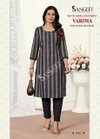 Varima 1 By Sangeet Malai Rayon Designer Kurti With Bottom Wholesale Market In Surat
