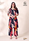 A Line Vol 3 By Dl Poplin Cotton Printed A Line Long Co Ord Set Exporters In India