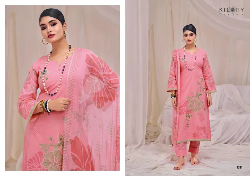 Qirat By Kilory Lawn Cotton Digital Printed Salwar Kameez Best Wholesale Shop In Surat