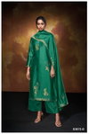 Yelena 3672 By Ganga Viscose Silk Printed Salwar Suit Exporters In India
