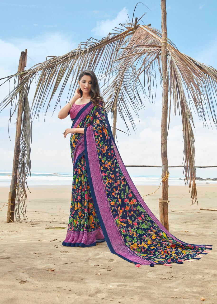 Shreyans Eleghant Pattu Latest Designer Daily Wear Casual Wear Linen Saree Collection 