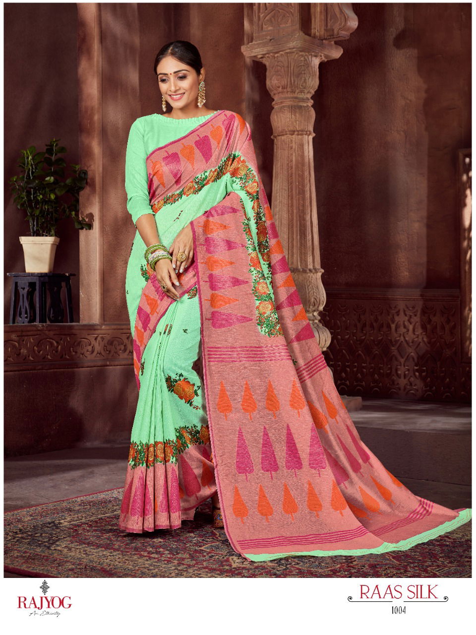 Rajyog Raas Silk Latest Traditional Festive Wear Designer Soft Cotton Saree Collection 