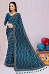Ronisha 36 Chinon Fancy Daily Wear Saree Wholesale Clothing Suppliers In India
