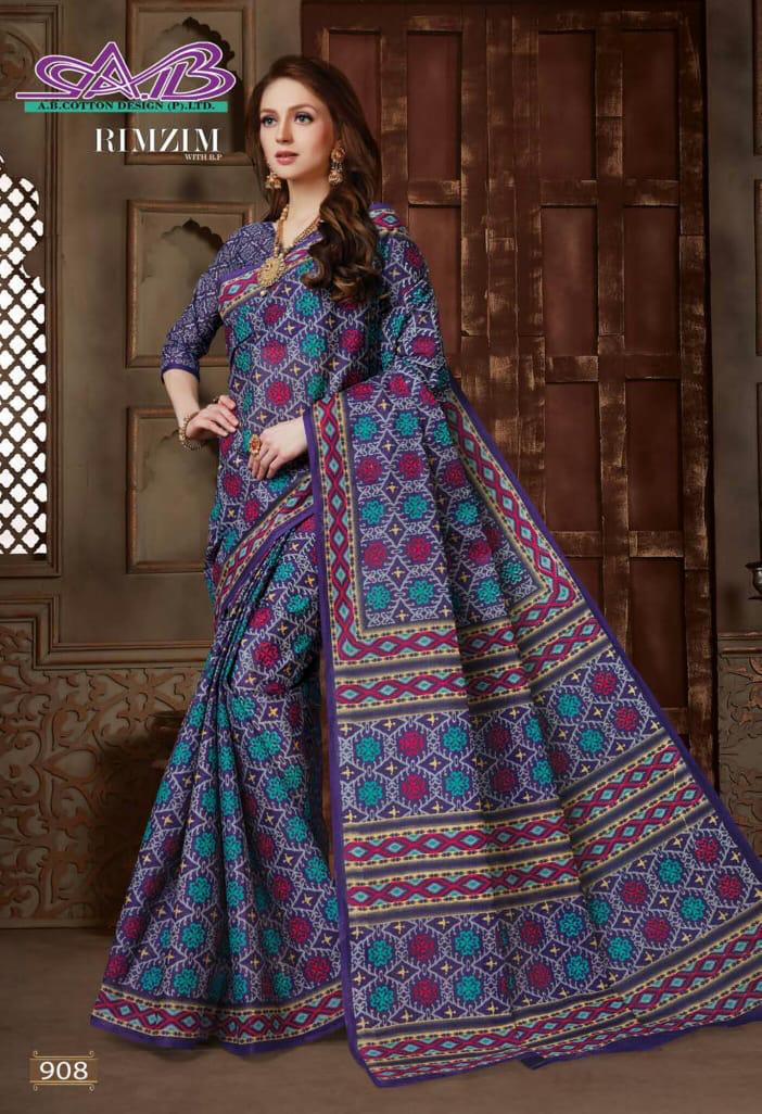 Ab Rim Zim Latest Regular Wear Cotton weaving Designer Printed Sarees Collection