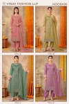 Noorain By Vinay Kuleesh Gold Silk Salwar Kameez