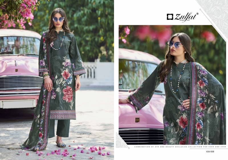 Bahaar By Zulfat Cotton Printed Fancy Dress Material Wholesale Kurti In India