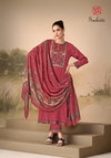Kiyari By Sudriti Cosmos Satin Printed Dress Material Wholesale Shop In Surat