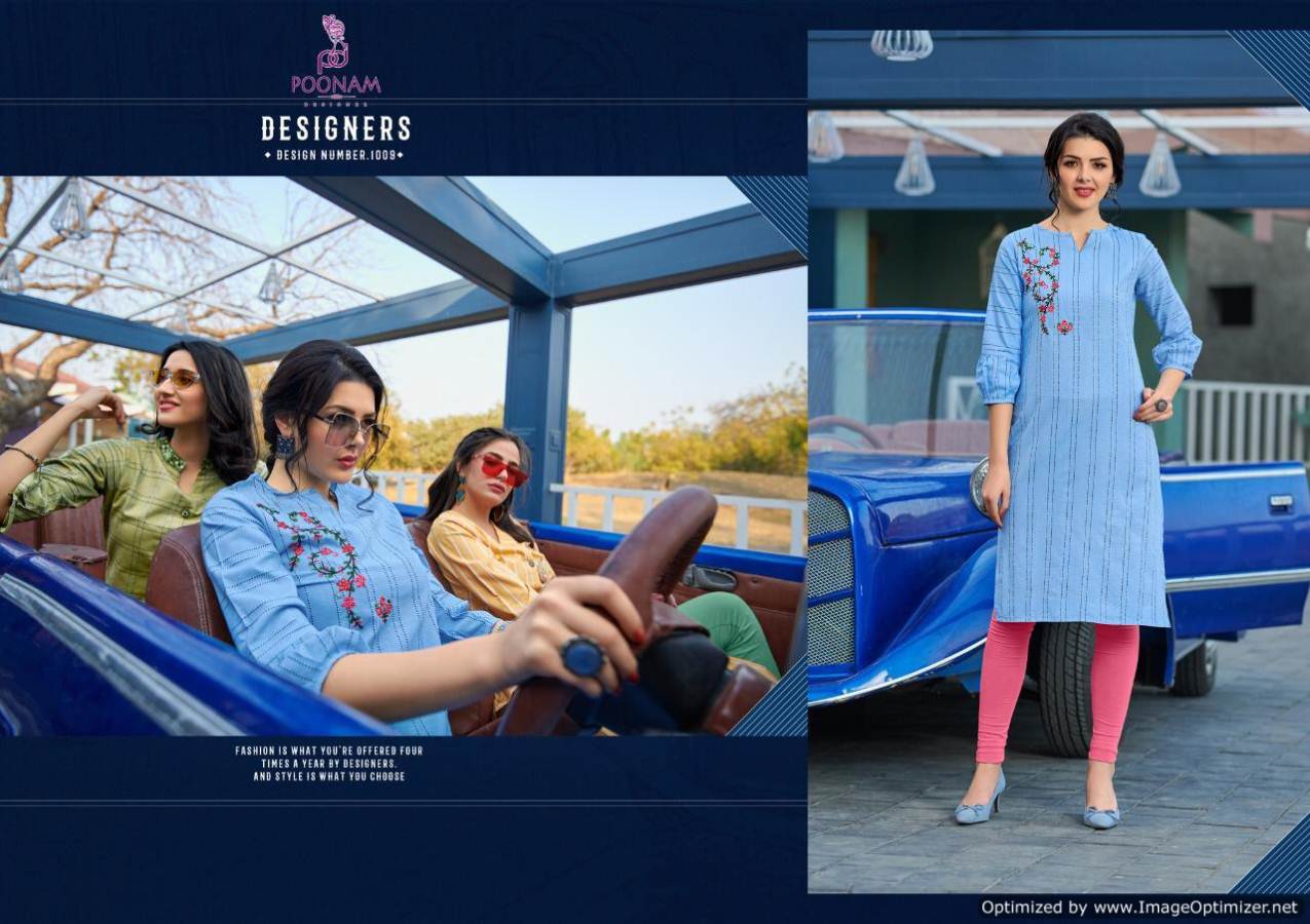 Latest Collection Of Designer Kurtis With Embroidery Work 