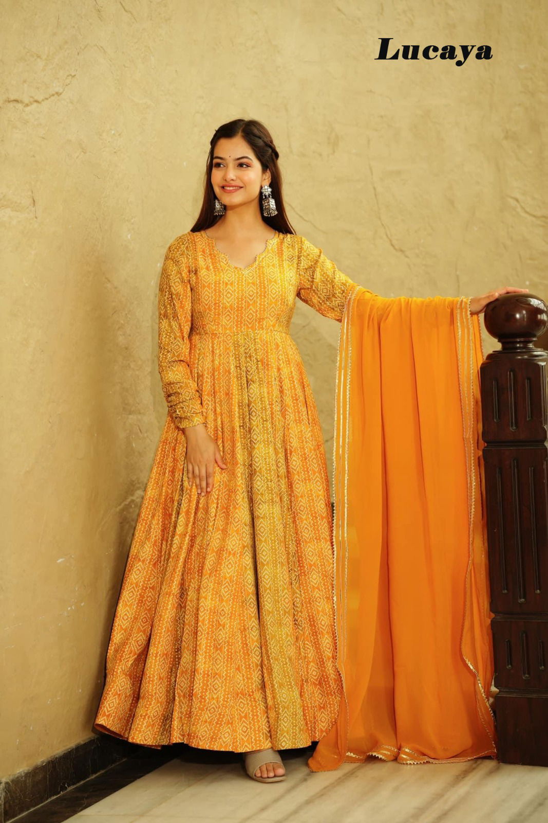 Lucaya Vol 16 Georgette Printed Gown Catalog
