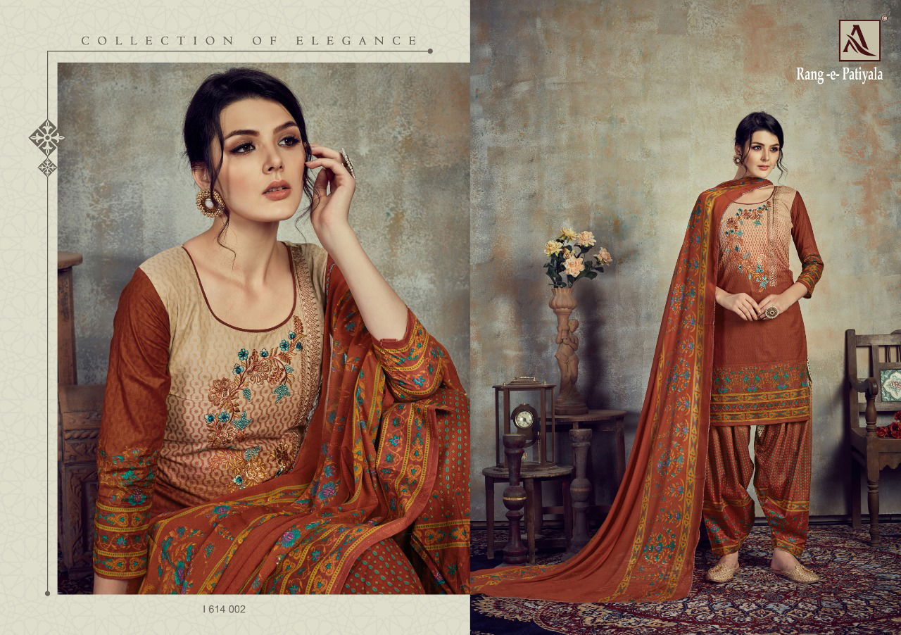 Alok Rang E Patiyala Exclusive Ready Made Collection Of  Casual Wear Cotton Printed Designer Salwar Suit 