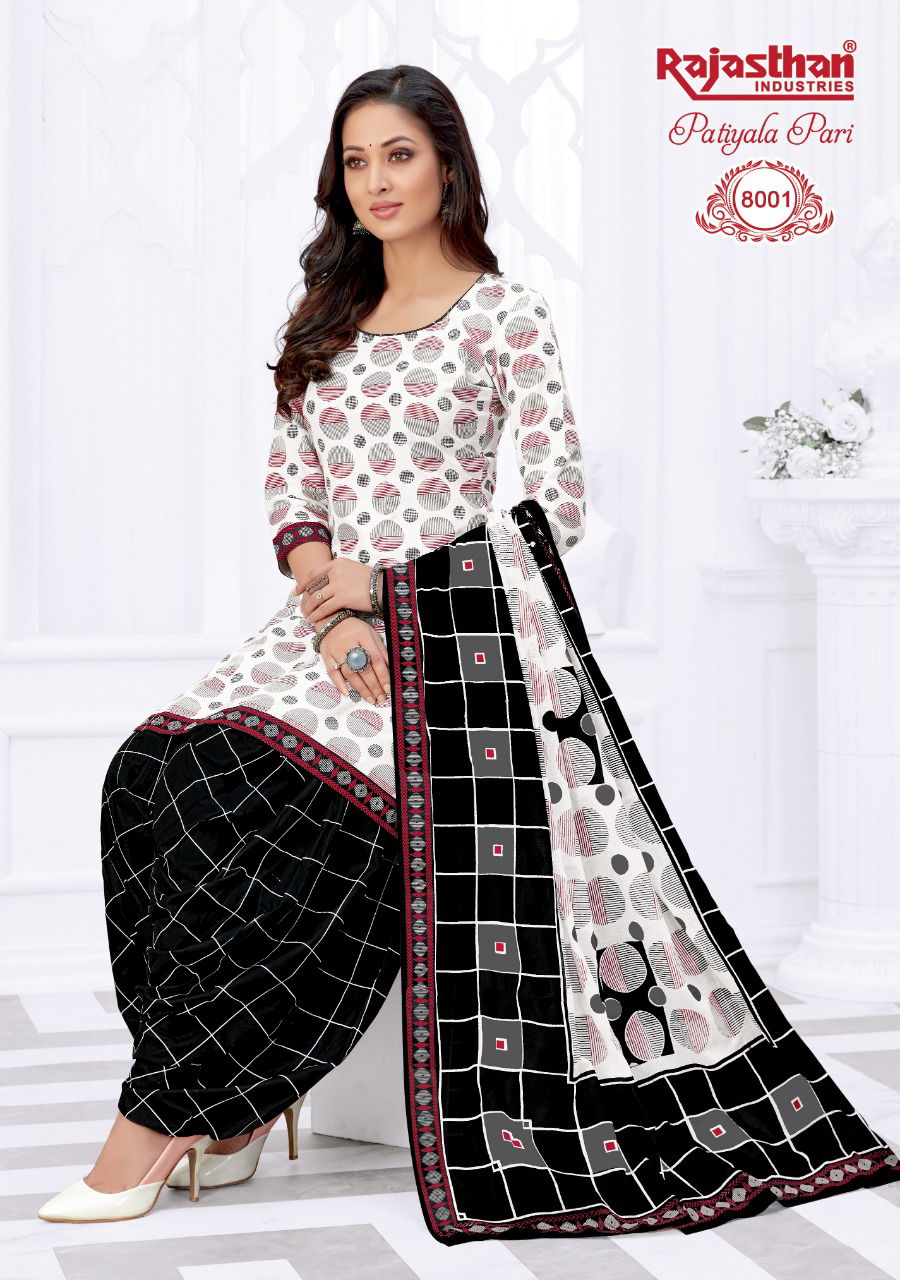 Rj Patiyala Pari 8 Latest Fancy Casual Wear Cotton Print Top Bottom And Dupatta Readymade Collection