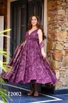 Clora Vol 12 Muslin Printed Gown Kurti Bottom With Dupatta Wholesale Online