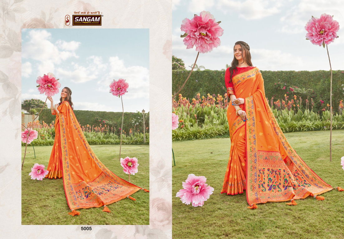 Sangam Pattu Latest Fancy Designer Festive Wear Silk Pure Soft Silk Saree Collection
