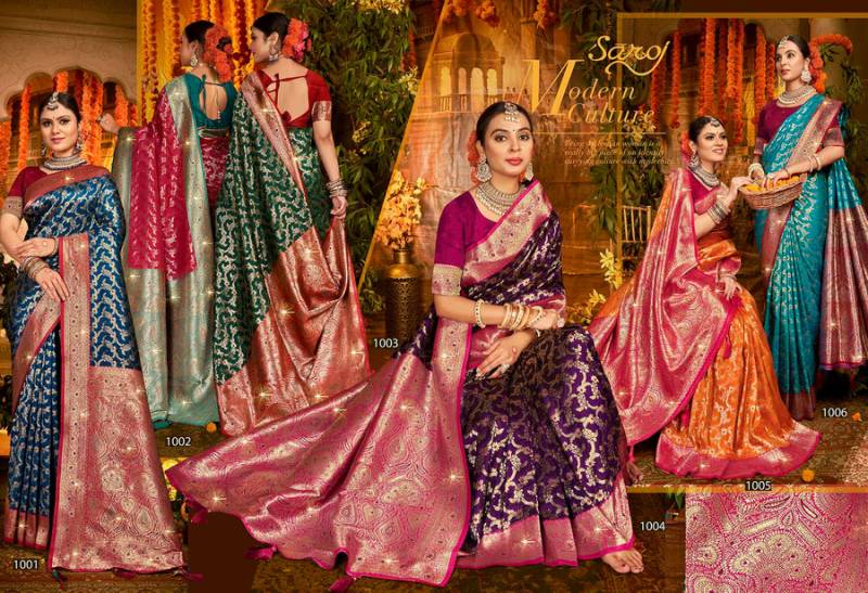 Gulaab Silk Saroski Vol 2 By Saroj Festive Wear Silk Saree Wholesale Clothing Suppliers In India